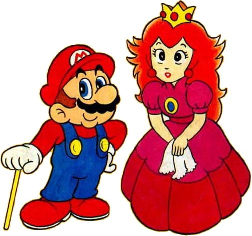 File:SMB2 Mario and Peach Nintendo Power.jpg