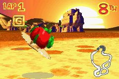 Screenshot of a letter in Diddy Kong Pilot's 2003 build