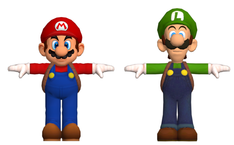 File:Luigis Mansion Mario model.png