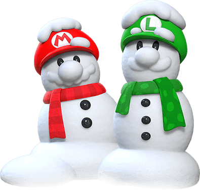 File:Mario and Luigi Snowmen Artwork.png