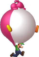 File:NSMBU Luigi and Balloon Yoshi Render.png