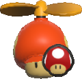 Super Mario Maker sprite with Super Mushroom modifier