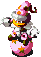 Battle idle animation of Grate Guy from Super Mario RPG: Legend of the Seven Stars