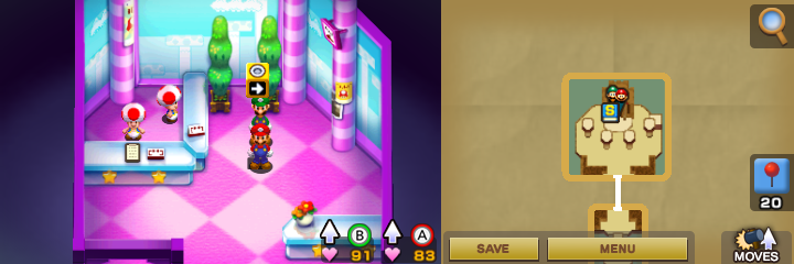 Eighth block in Teehee Valley of Mario & Luigi: Superstar Saga + Bowser's Minions.