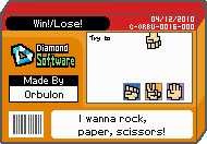 The shelf cover for one of Orbulon's microgames in WarioWare: D.I.Y.