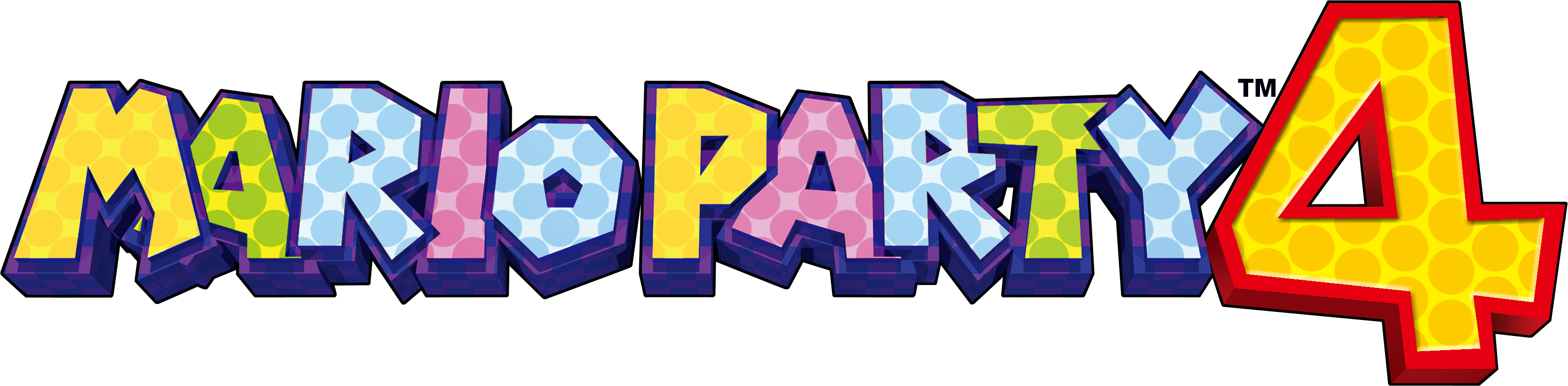 The logo for Mario Party 4