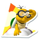 Sticker of a Lakitu from Mario & Sonic at the London 2012 Olympic Games