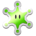 A green Big Paint Star goal