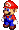 Battle idle animation of Mario Clone from Super Mario RPG: Legend of the Seven Stars