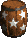 Sprite of a Barrel in Donkey Kong Country.