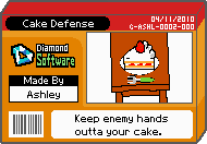 The shelf cover for one of Ashley's microgames in WarioWare: D.I.Y.