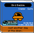 The shelf cover of one of Spitz's comics from WarioWare: D.I.Y. Showcase.