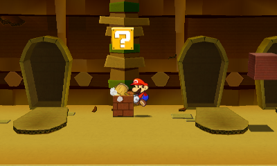Location of the 25th hidden block in Paper Mario: Sticker Star, revealed.