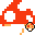 Sprite with Super Mushroom modifier in Super Mario Maker 2