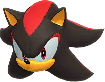 Shadow's head icon in Mario & Sonic at the Olympic Games Tokyo 2020