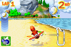 Screenshot of a coin in Diddy Kong Pilot's 2003 build