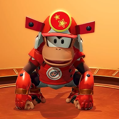 File:Diddy Kong (Bushido Gear) - Mario Strikers Battle League.png