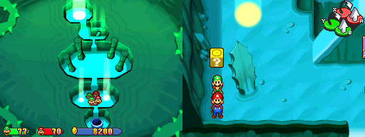 Forty-eighth block in Gritzy Caves of the Mario & Luigi: Partners in Time.