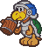 Sprite of a Hammer Bro, from Paper Mario.