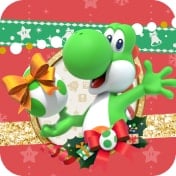 Icon for one of the presets in the 2024 Holiday Create-a-Card application. Pictured is Yoshi.