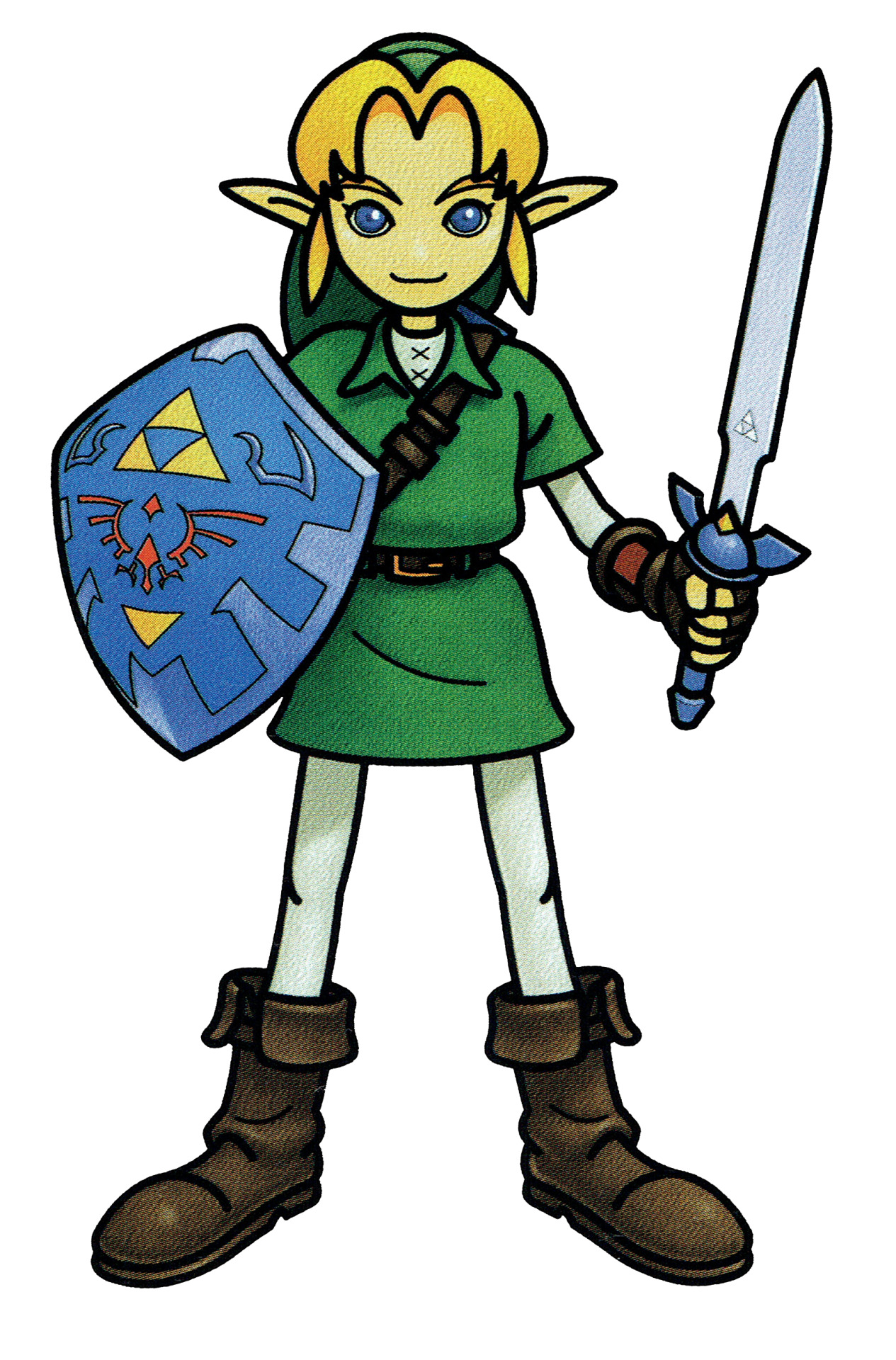 Artwork of Link from Super Smash Bros.