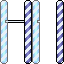 Unactivated (left) and activated (right) Midway Gates from Super Mario World