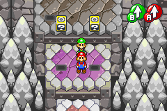 Last two Blocks in Bowser's Castle of Mario & Luigi: Superstar Saga.
