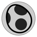 File:MKT Icon Black Yoshi Emblem.png