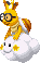 Sprite of a Lakitu King from Mario & Luigi: Bowser's Inside Story + Bowser Jr.'s Journey
