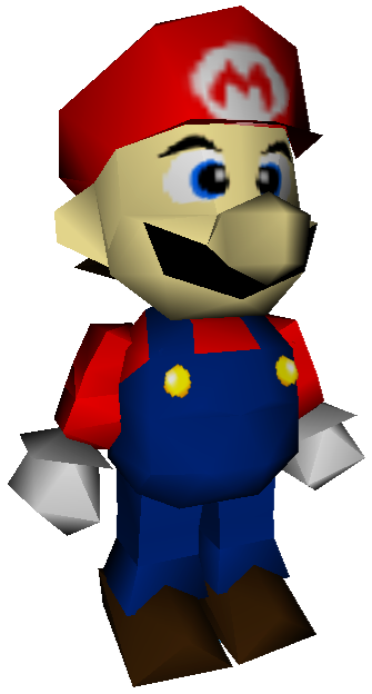 File:MarioTennis64MarioModel.png - Super Mario Wiki, the Mario encyclopedia