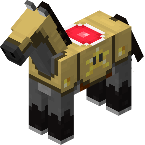 File:Minecraft Mario Mash-Up Horse Gray Leather Render.png