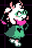 A GIF of Ralsei spinning. Look at him go!