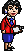 Sprite of reporter in Mario is Missing!.