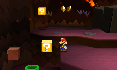 Fourth and fifth ? Blocks in Rumble Volcano of Paper Mario: Sticker Star.