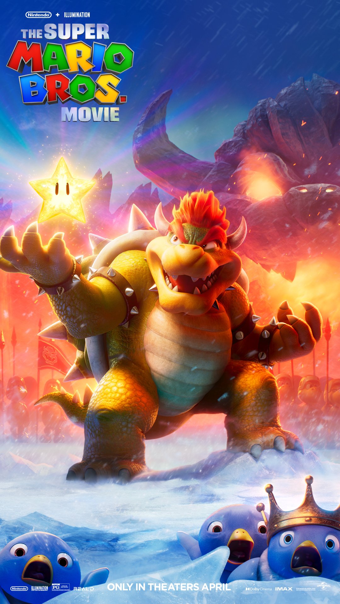 File:TSMBM Bowser and Penguins Poster.jpg - Super Mario Wiki, the Mario ...