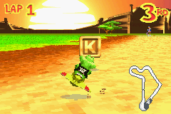 Screenshot of a letter in Diddy Kong Pilot's 2003 build