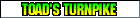 Sprite of a label for Toad's Turnpike in the international versions of Mario Kart 64