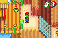 Bean spot in Hoohoo Village, in Mario & Luigi: Superstar Saga.