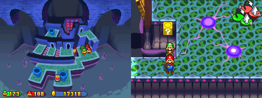 Fourth block in Peach's Castle Cellar of the Mario & Luigi: Partners in Time.