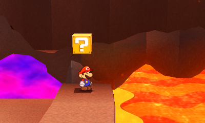 Sixth ? Block in Rugged Road of Paper Mario: Sticker Star.
