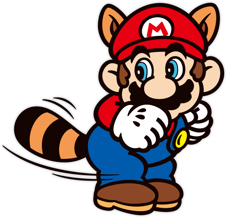 File:SMB3 Raccoon Mario Artwork 3 F40A.png - Super Mario Wiki, the ...