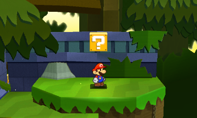 Tenth ? Block in Shy Guy Jungle of Paper Mario: Sticker Star.