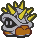 A spiked Bony Beetle in Paper Mario.