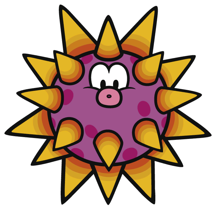 File:PMCS Big Urchin.png - Super Mario Wiki, the Mario encyclopedia