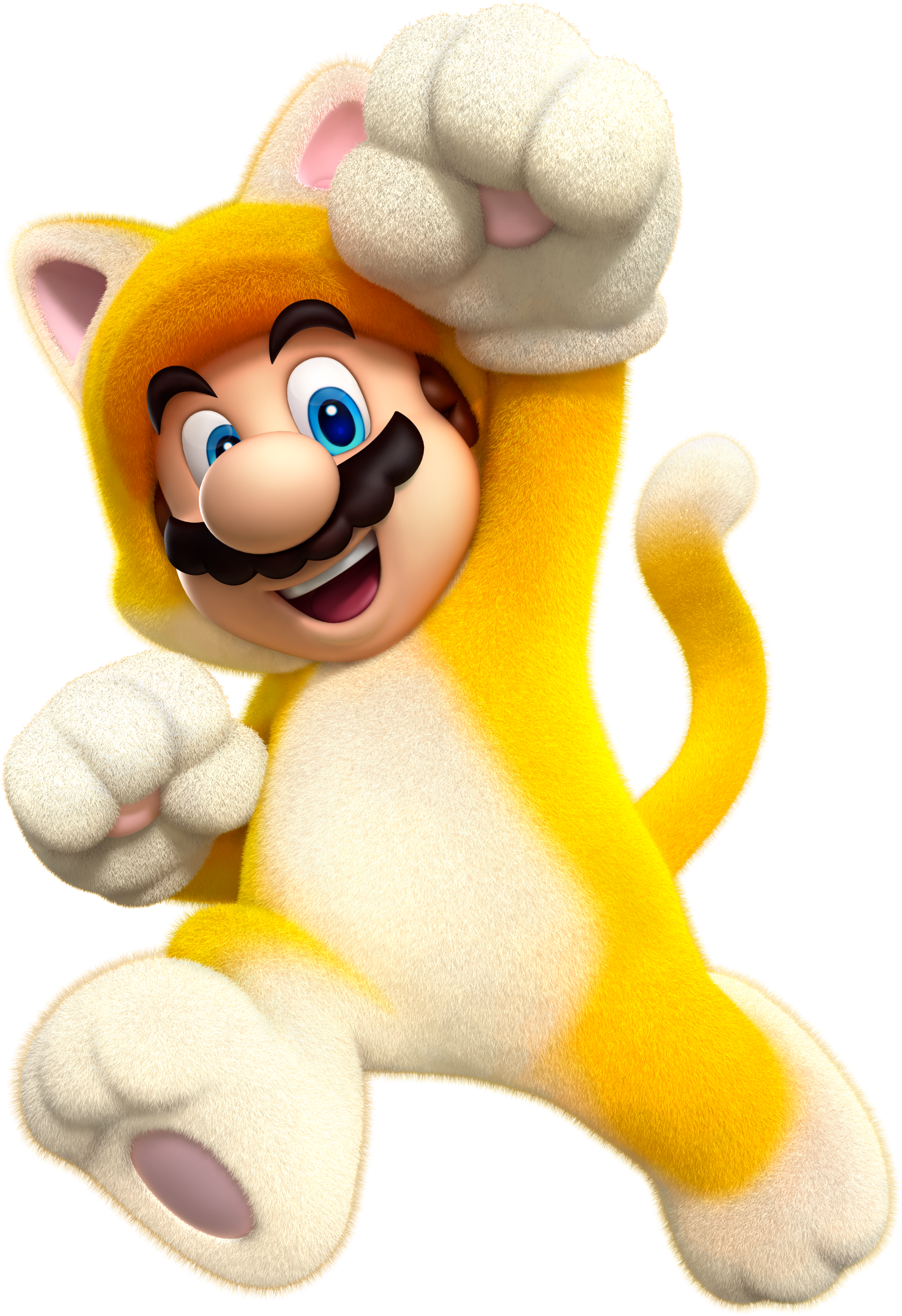 Artwork of Cat Mario from Super Mario 3D World.