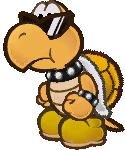 A KP Koopa from Paper Mario: The Thousand-Year Door.