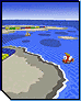 <small>SNES</small> Koopa Beach 2 icon, from Mario Kart DS.