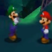 File:Mario and Luigi Dream Team Hug.gif