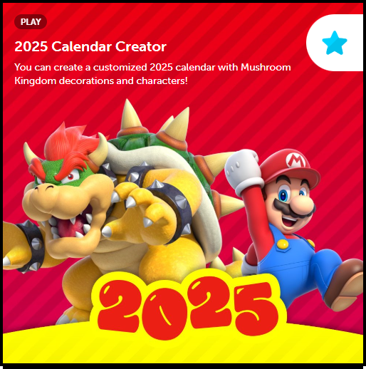 File:PN Mushroom Kingdom Calendar Creator 2025 thumb2text.png