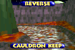 Screenshot of a track opening in the 2004 voxel engine build of Banjo-Pilot, for comparison with Diddy Kong Pilot's 2003 build